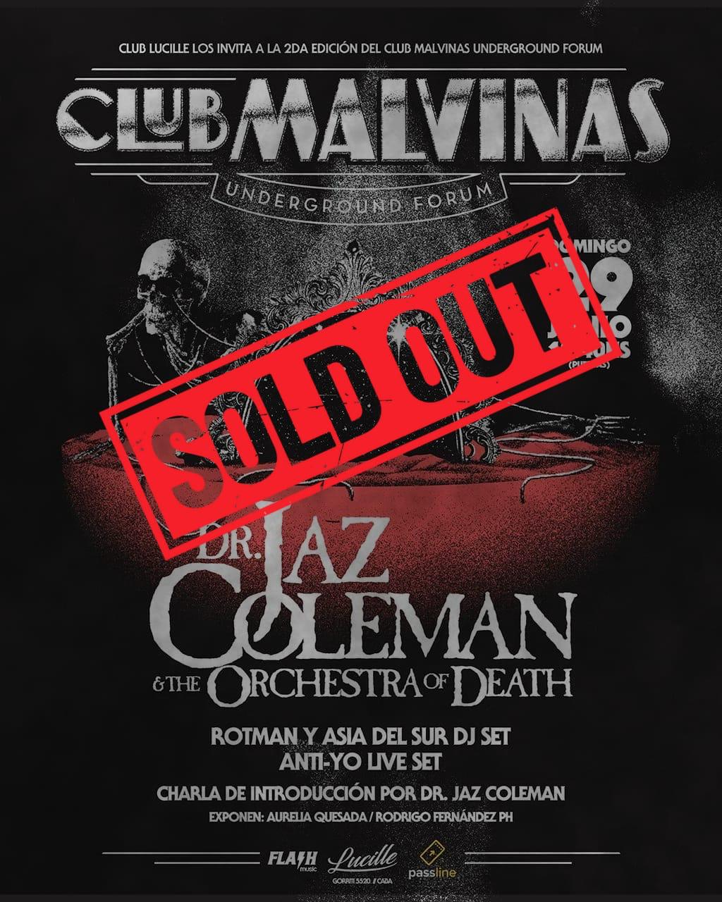 club malvinas 29 05 25 sold out